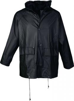 PU Regenschutz-Jacke Gr.L - 1 ST  schwarz ASATEX