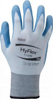 Schnittschutzhandschuhe HyFlex - 12 PA  11-518 Gr.10 blau EN 388 PSA II 12 PA