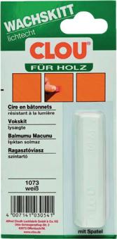 Wachskittstangen Farbe 1073 - 60 G / 4 ST  wei 15g Bl.CLOU