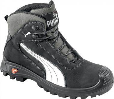 Sicherheitsstiefel Cascades - 1 PA  Mid Gr.48 schwarz/wei Leder S3 HRO SRC EN20345