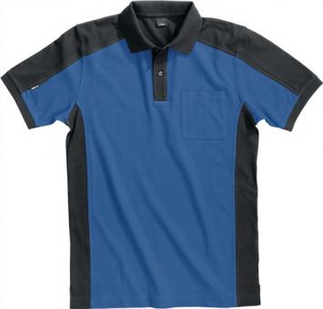 Poloshirt KONRAD Gr.XL royal/schwarz - 1 ST  60 %CO/40%PES FHB