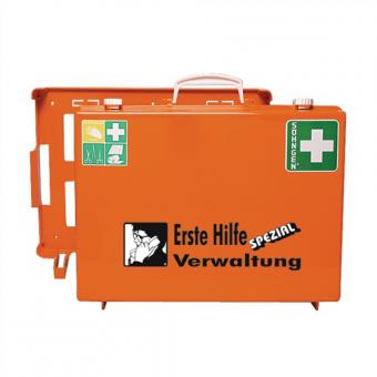 Erste Hilfe Koffer Beruf SPEZIAL - 1 ST  Verwaltung B400xH300xT150ca.mm orange SHNGEN