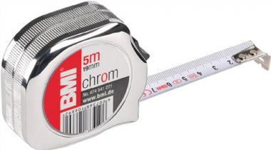 Taschenrollbandma chrom - 1 ST  L.2m B.16mm mm/cm EG II Ku.Automatic BMI