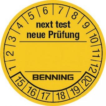 Prfplaketten D.30mm RL 300St. - 1 ST  BENNING