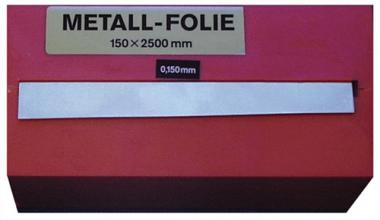 Metallfolie D.0,100mm STA - 1 ST  L.2500mm B.150mm