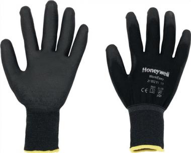 Handschuhe Workeasy Black - 100 PA  PU Gr.9 schwarz EN 388 PSA II