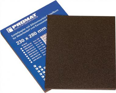 Schleifpapier L280xB230mm - 50 ST  K.240 f.Lack/Metall SiC PROMAT