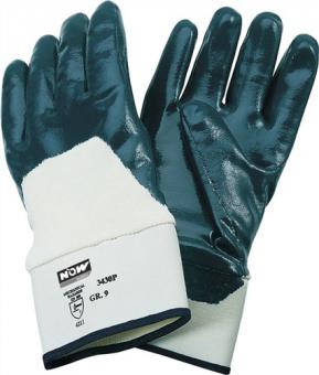 Handschuhe Neckar Gr.9 blau - 12 PA  Nitrilteilbeschichtung EN 388 PSA II PROMAT