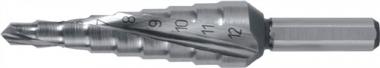 Stufenbohrer Bohrber.4-20mm - 1 ST  HSS-Co Spiralnut Stufen 9 RUKO