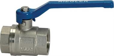 Messingkugelhahn VALVE LINE - 1 ST  41,91mm G 1 1/4 Zoll innen/innen DN 30,5mm RIEGLER