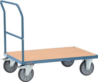 Plattformwagen Ladeflchen - 1 ST  L1200xB800mm STA taubenblau Trgf.600kg PROMAT