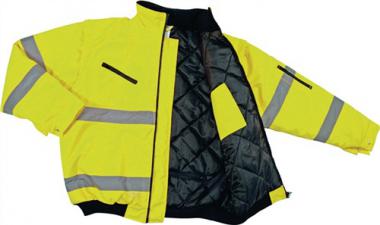 Warnschutz-Pilotenjacke Gr.L - 1 ST  gelb PREVENT