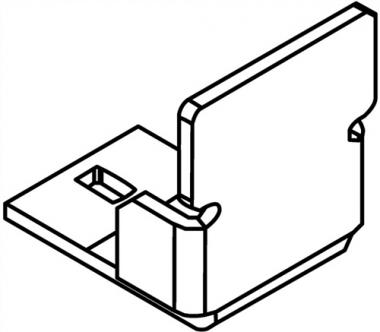 Anfahrschutz m.Anschlag verz.f.schwe.Rollenleiste - 1 ST  