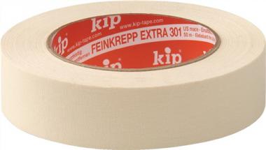 Feinkrepp 301 Extra leicht - 1600 M / 32 RL  gekreppt natur L.50m B.30mm Rl.KIP