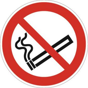 Verbotszeichen ASR A1.3/DIN - 1 ST  EN ISO 7010 Rauchen verboten Folie
