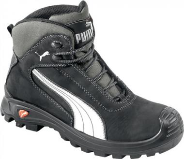 Sicherheitsstiefel Cascades - 1 PA  Mid Gr.45 schwarz/wei Leder S3 HRO SRC EN20345