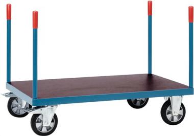 Rungenwagen Ladeflchen-L1600xB800mm - 1 ST  STA brillantblau 4 Rungen Trgf.1200kg