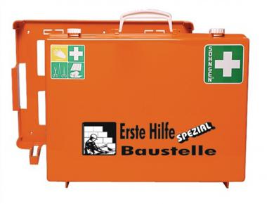 Erste Hilfe Koffer Beruf SPEZIAL - 1 ST  Baustelle B400xH300xT150ca.mm orange SHNGEN