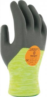 Handschuhe HyFlex 11-427 - 12 PA  Gr.10 grau/hellgelb EN 388,EN 407