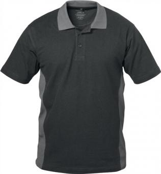 Poloshirt Sevilla Gr.M schwarz/grau - 1 ST  100 %CO ELYSEE