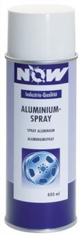 Aluminiumspray b.+300GradC - 4,8 L / 12 ST  (kurzzeitig) mattsilber 400 ml Spraydose