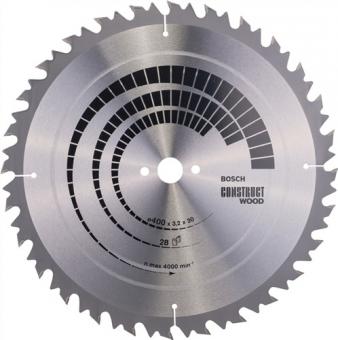 Kreissgeblatt AD 400mm Z.28 - 1 ST  WZ Bohr.30mm Schnitt-B.3,2mm HM BOSCH