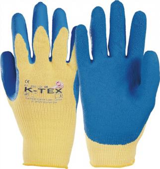 Schnittschutzhandschuhe K-TEX - 10 PA  930 Gr.10 blau/gelb EN 388 PSA II 10 PA
