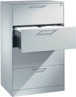 Hngeregistraturschrank lichtgrau/lichtgrau - 1 ST  H1310xB800xT600mm Trgf.65kg