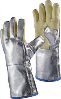Hitzeschutzhandschuhe 5-Finger - 1 PA  Universalgre natur/silber m.alumin.Preox-Aramid