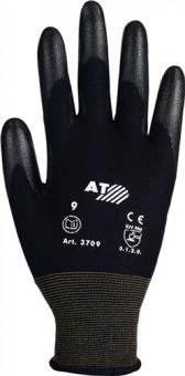 Handschuhe Gr.9 schwarz PA - 12 PA  m.Soft-Polyurethan PA m.Soft-Polyurethan ASATEX