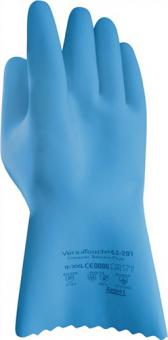 Chemiehandschuh AlphaTec 62-201 - 12 PA  Gr.10 blau EN 388,EN 374,EN 407 Kat.III ANSELL