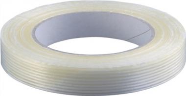 Filamentband farblos L.50m - 6 M / 6 RL  B.25mm Rl.