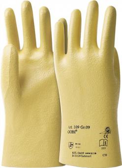 Handschuhe Gobi 109 Gr.9 - 10 PA  gelb BW-Trikot m.Nitril EN 388 PSA II HONEYWELL