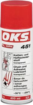 Ketten-/Haftschmierstoff - 4,8 L / 12 ST  451 400 ml transp.Spraydose OKS