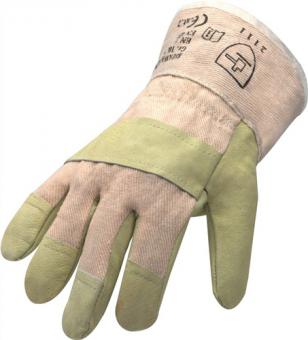 Handschuhe Top Gr.10,5 gelb - 12 PA  Schweinsvollleder EN 388 PSA II ASATEX