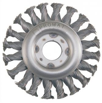 Rundbrste D.178mm VA-Draht - 1 ST  13mm 10000min- PROMAT