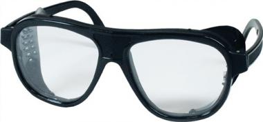 Schutzbrille EN 166 Bgel - 1 ST  schwarz,Scheibe klar Nylon,Ku.
