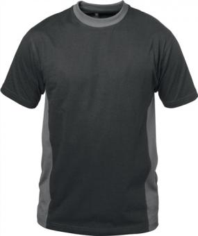 T-Shirt Madrid Gr.L schwarz/grau - 1 ST  100 %CO ELYSEE