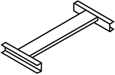 Pendelstange f.Schrank-B.1000mm - 1 ST  Sys.Zippel f.Rollladenschrank