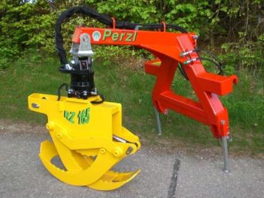 PERZL RZ 165 Rckezange mit Rotor - 1 Stk  3-Punkt-Aufnahme + Fanghaken (EURO-NORM)