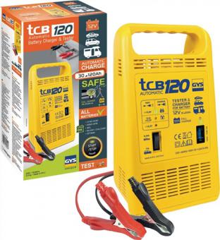Batterieladegert TCB 120 - 1 ST  12 V 3,5-7 A GYS