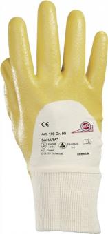 Handschuhe Sahara 100 Gr.7 - 10 PA  gelb BW-Trikot m.Nitril EN 388 PSA II HONEYWELL