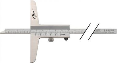 Tiefenmessschieber DIN 862 - 1 ST  300mm ger.Schiene 12x4mm H.PREISSER