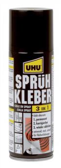 Sprhkleber 3 in 1 leicht - 1200 ML / 6 ST  gelblich 200 ml Spraydose UHU