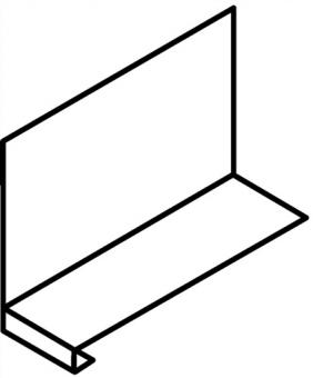 Aktensttze z.Aufschieben - 1 ST  f.Rollladenschrank 800,1000,1200mm