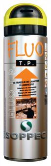 Baustellenmarkierspray FLUO - 6 L / 12 ST  TP leuchtrot 500 ml Spraydose SOPPEC
