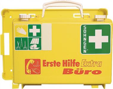 Erste Hilfe Koffer Extra - 1 ST  Bro B260xH170xT110ca.mm leuchtgelb SHNGEN