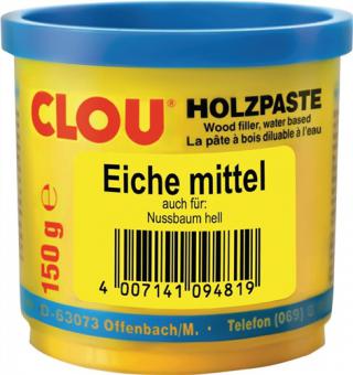 Holzpaste Farbe 08 eiche - 900 G / 6 ST  mittel 150g Dose CLOU