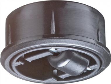 Kunststoffglocke D.52mm Trgf.50kg - 1 ST  Einpresstiefe 18mm harte BD