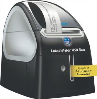 Etikettendrucker LabelWriter 450 Duo - 1 ST  Schriftbandbreiten 6,9,12,19,24mm DYMO